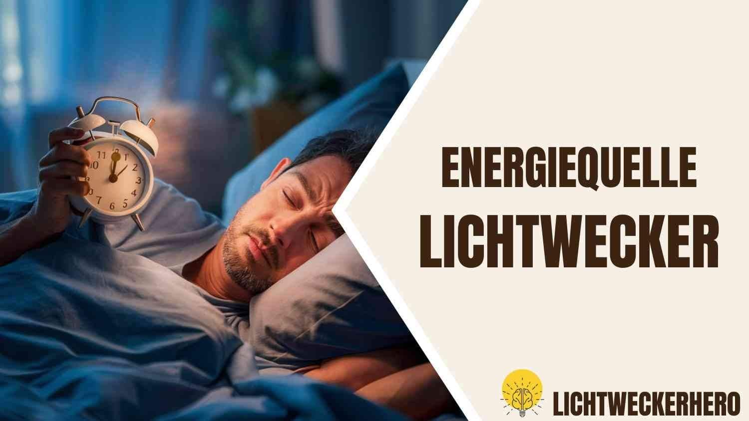 Lichtwecker Energiequelle
